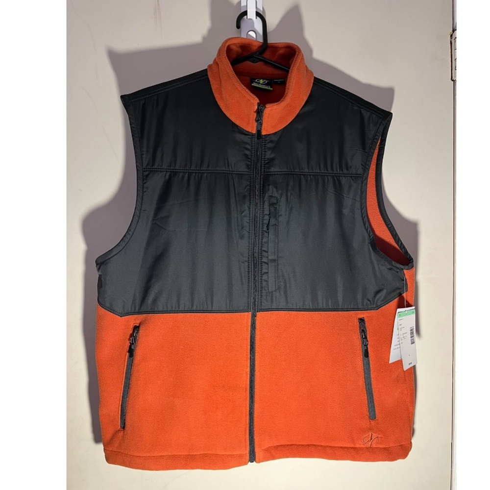 Cozy Orange Vest Men’s